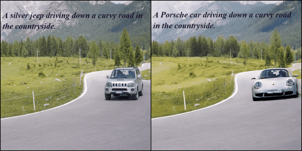 Car turning sequence